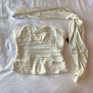 Lioness Island Bodice in Cornsilk